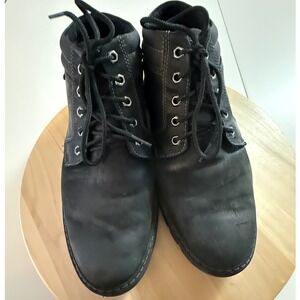 Rockport Men's Weather or Not Waterproof Boots Ankle Size 10 Black Leather